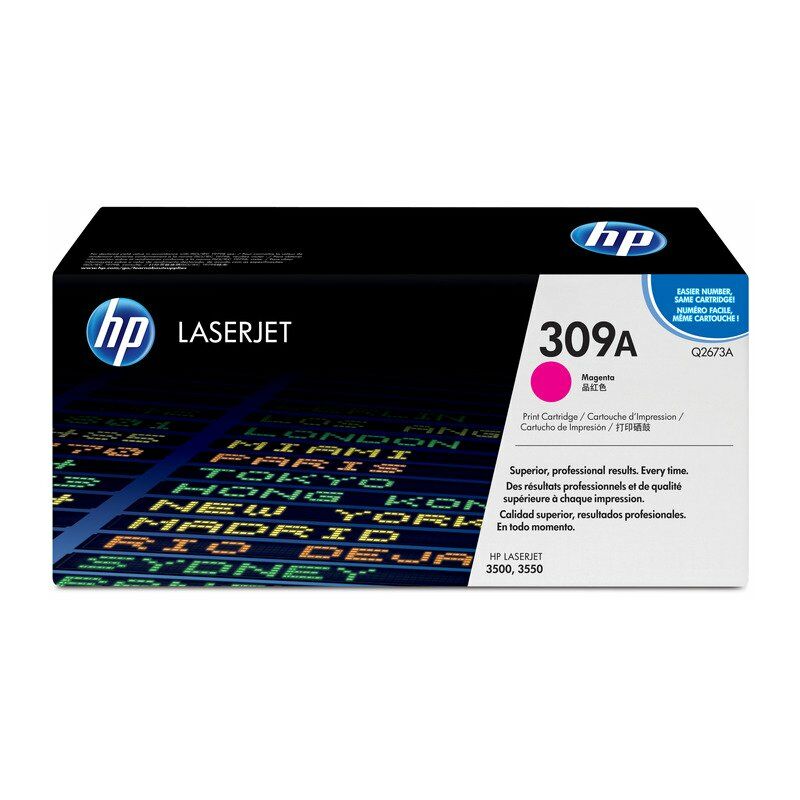 Image of Hp 309A Magenta Original LaserJet Toner Cartridge cartuccia toner 1 pz Originale