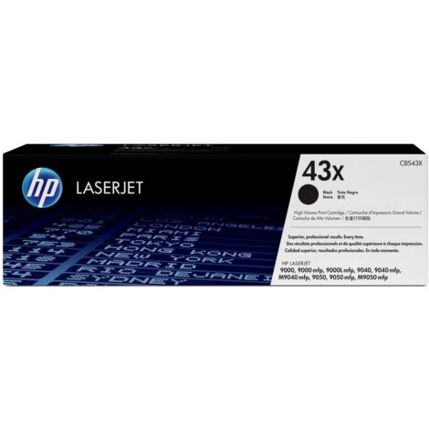 HP 43X High Yield Black Original LaserJet Toner Cartridge cartuccia toner 1 pz