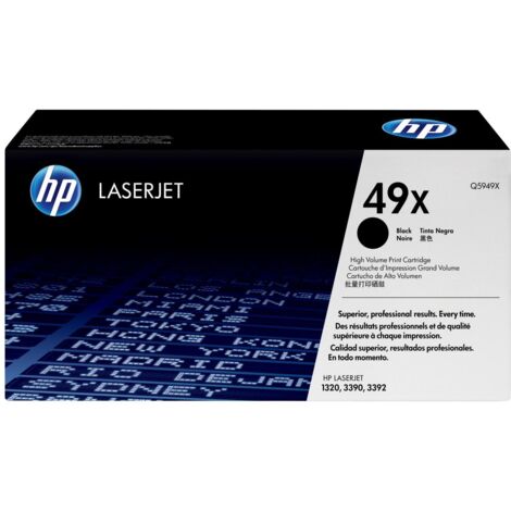 HP 49X High Yield Black Original LaserJet Toner Cartridge Cartuccia Toner 1 pz