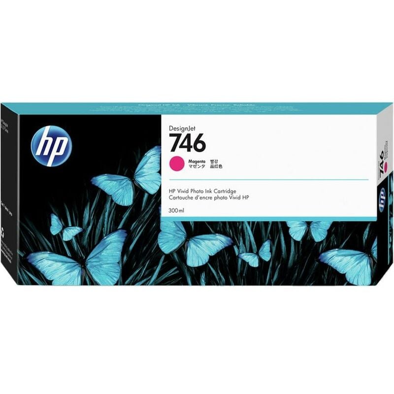 Hewlett Packard HP 746 Magenta Standard Capacity Ink Cartridge 300ml - P2V78A