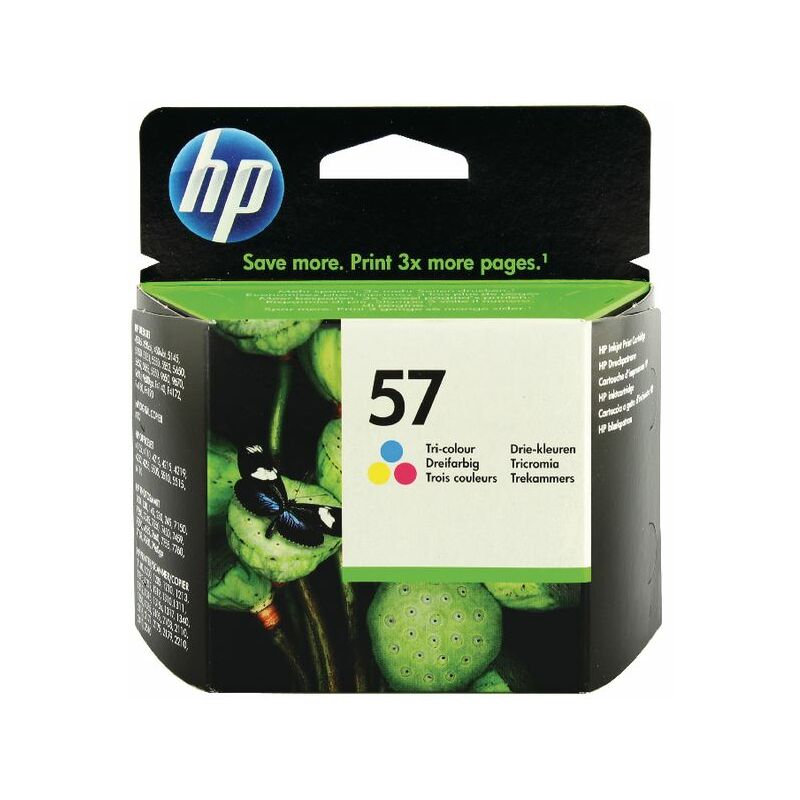 Hewlett Packard - hp 57 Inkjet Cart Tri-Colour 17ml - HPC6657AE