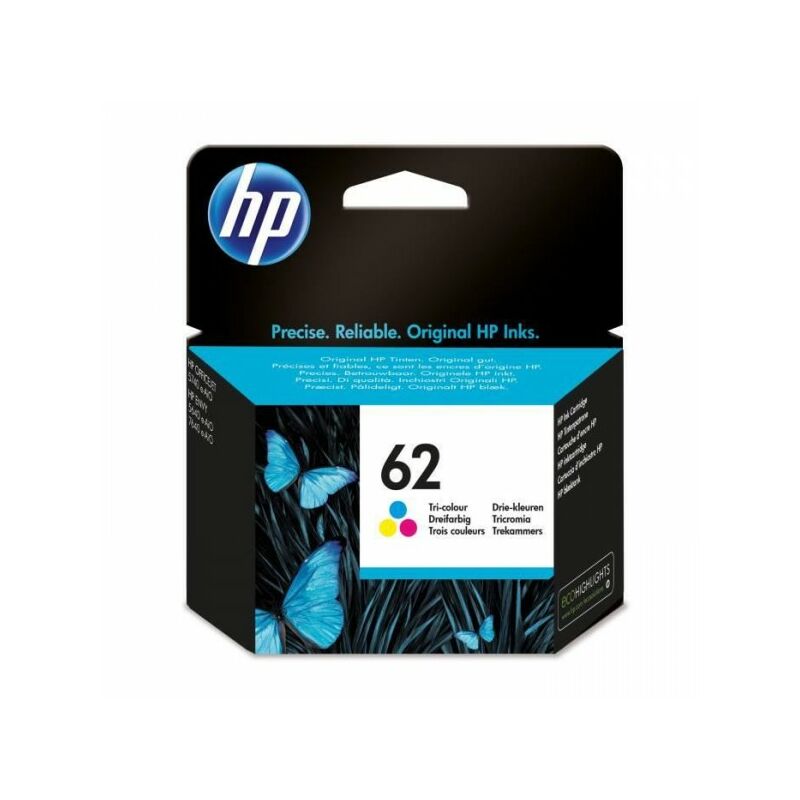 Hewlett Packard - hp 62 Cartouche d'encre trois couleurs authentique (C2P06AE) pour Officejet Mobile 250, Envy 5540/5640/7640, Officejet 5740 e-Ai
