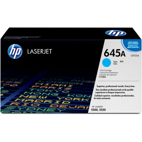 HP 645A Cyan Original LaserJet Toner Cartridge Cartouche de toner 1 pièce(s)