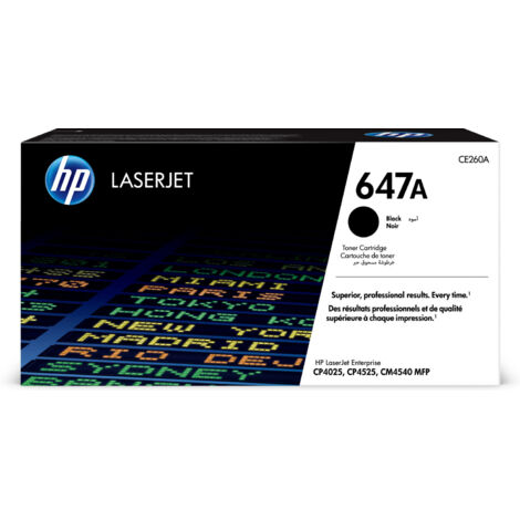 HP 647A Black Original LaserJet Toner Cartridge Cartouche de toner 1 pièce(s)