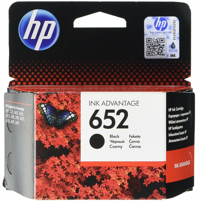 HP 652 Originale Nero