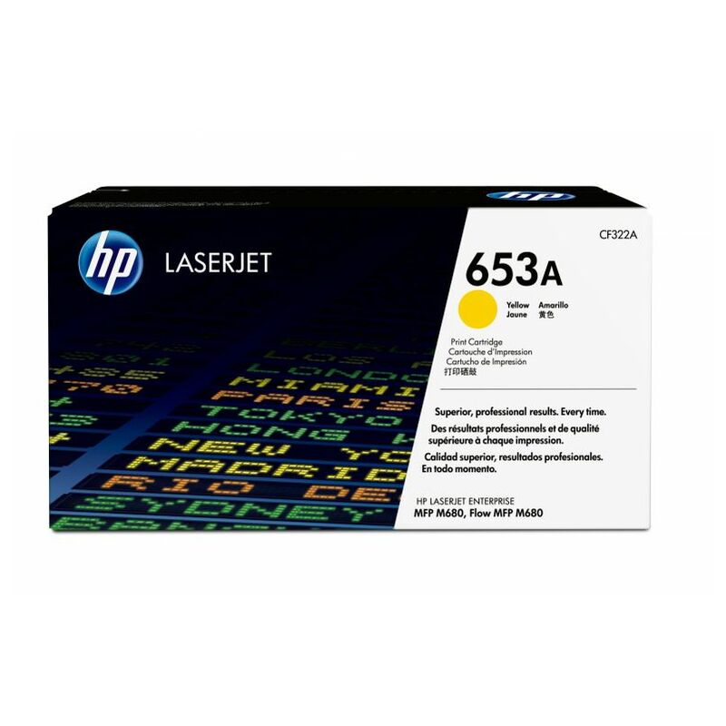 

Cartucho de tóner original LaserJet 653A amarillo - HP