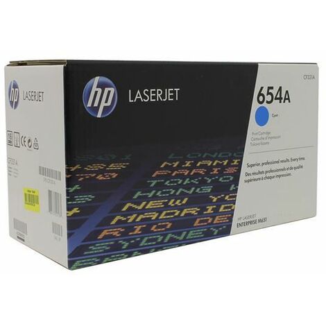 HP 654A Laser Toner Cyan CF331A - HPCF331A