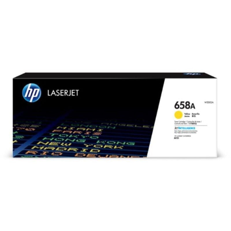 HP 658A Yellow Toner 6K Pages