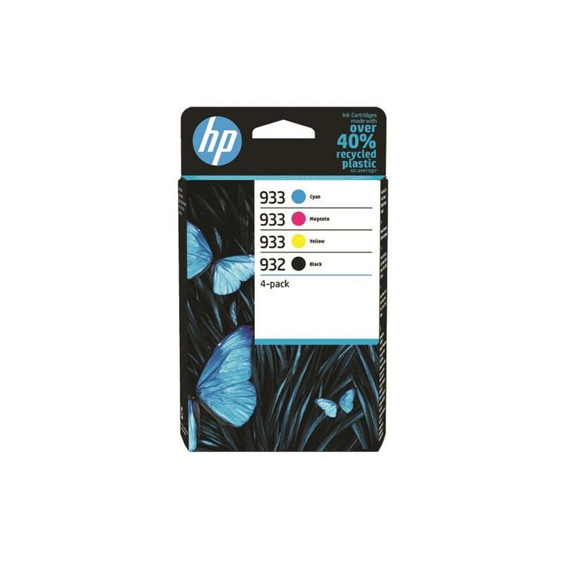 Hp 932 Blk 933 cmy Orig Ink Cart Pk4 - HP6ZC71AE