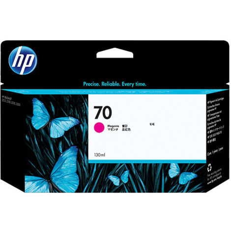 HP 70 130-ml magenta blekkpatron med Vivera-blekk Druckerpatrone 1 Stück(e) Original