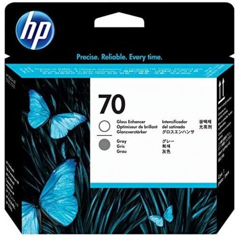 HP 70 original printhead C9410A grey and gloss enhancer (C9410A)
