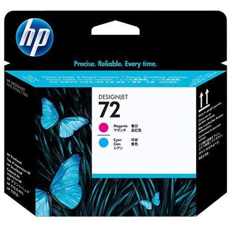 HP 72 Magenta Cyan Cartuccia d'Inchiostro 1 pz Originale Magenta Ciano