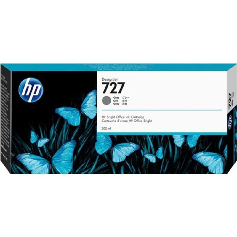 HP F9J80A No 727 Grey Ink - 300 ml