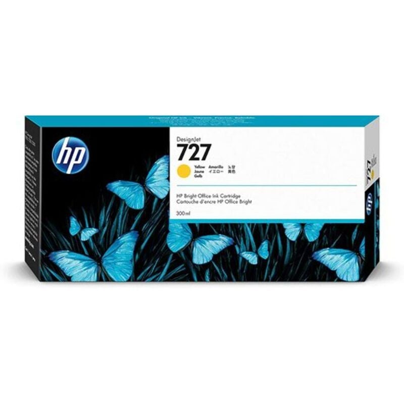 HP F9J78A No 727 Yellow Ink - 300 ml