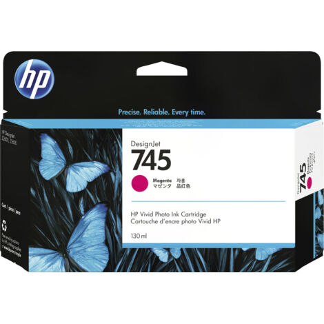 HP 745 130-ml DesignJet Magenta Ink Cartridge cartouche d'encre 1 pièce(s) Original Rendement standard