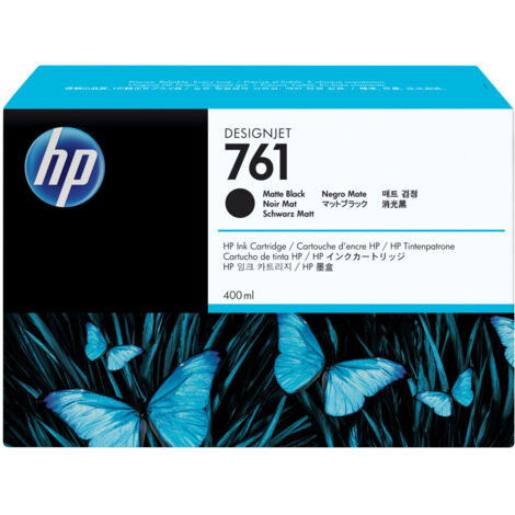 HP 761 400-ml Matte Black DesignJet Ink Cartridge cartouche d'encre 1 pièce(s) Original
