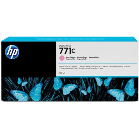 HP 771C 775 ml Light Magenta DesignJet Ink Cartridge Cartuccia d'Inchiostro 1 pz Originale