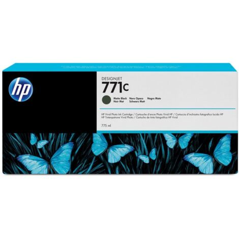 HP 771C 775 ml Matte Black DesignJet Ink Cartridge Cartuccia d'Inchiostro 1 pz Originale