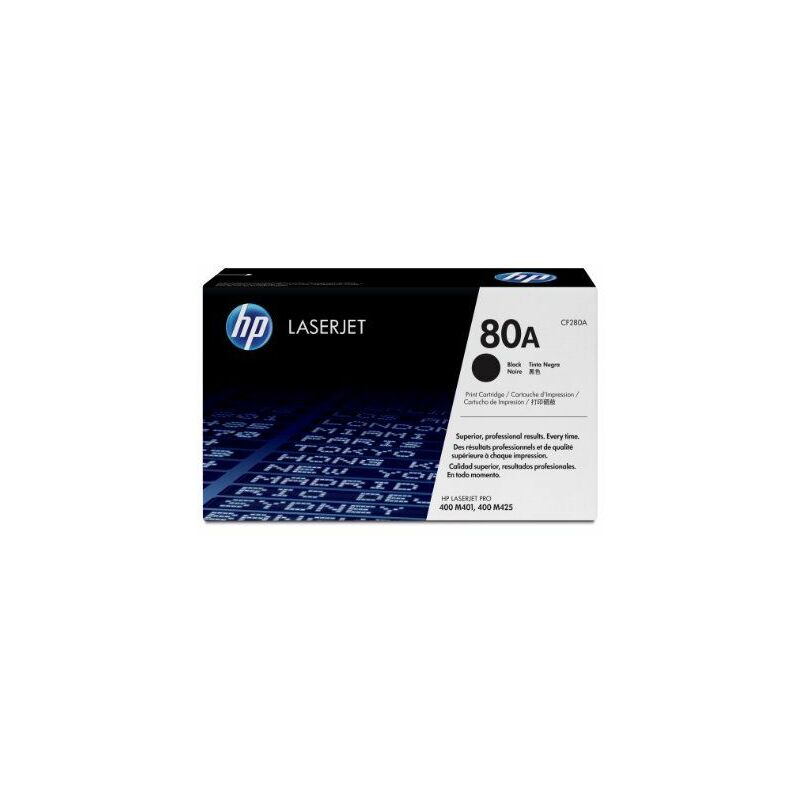 

HP Cartucho de tóner original LaserJet 80A negro