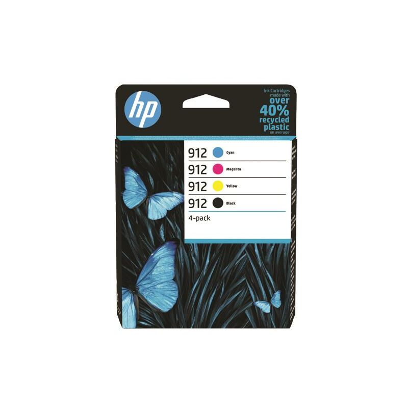 Hp 912 cmyk Orig Ink Cart Pk4 - HP6ZC74AE