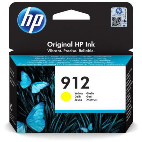 HP 912 Yellow Original Ink Cartridge cartouche d'encre 1 pièce(s) Rendement standard