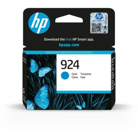 HP 924 Cartouche Encre Authentique cyan