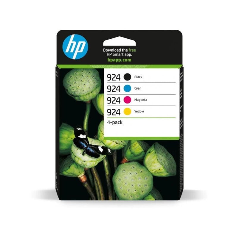 Hp 924 Cartouche Encre Authentique Pack de 4 cyan, magenta, jaune, noir