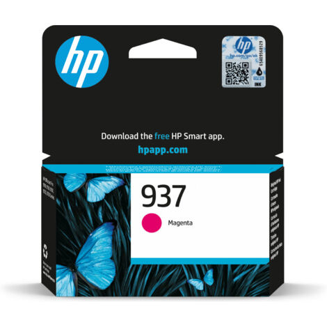 HP 937 Magenta Original Ink Cartridge Cartuccia d'Inchiostro 1 pz Resa Standard