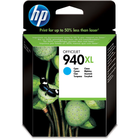 HP 940XL High Yield Cyan Original Ink Cartridge cartouche d'encre 1 pièce(s) Rendement élevé (XL)