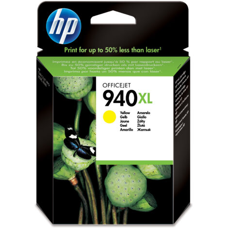 HP 940XL High Yield Yellow Original Ink Cartridge cartouche d'encre 1 pièce(s) Rendement élevé (XL) Jaune