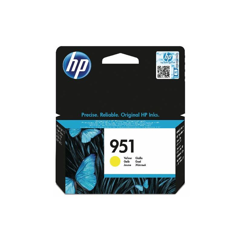 Hewlett Packard - hp 951 Ojet Ink Cart Ylw Cn052Ae Pk1 - HPCN052AE