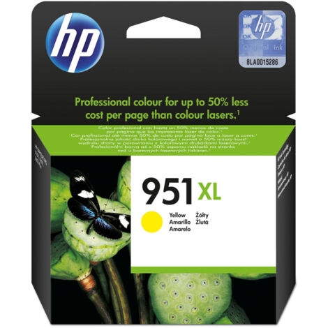 HP 951XL CN048AE 301 High Yield Yellow Original Ink Cartridge Cartuccia d'Inchiostro 1 pz Resa Elevata XL