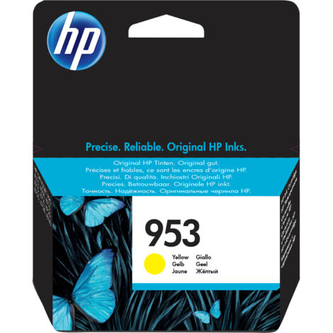 HP 953 Yellow Original Ink Cartridge cartouche d'encre 1 pièce(s) Rendement standard