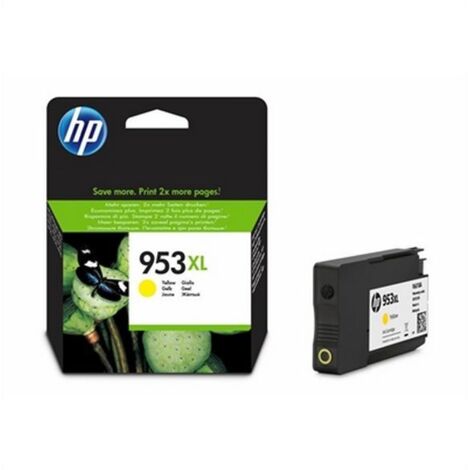 HP 953XL High Yield Yellow Original Ink Cartridge cartouche d'encre 1 pièce(s) Rendement élevé (XL)