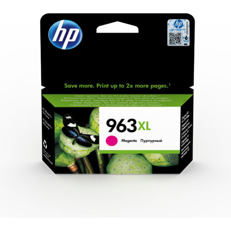 HP 963XL 3JA28AE 301 High Yield Magenta Original Ink Cartridge Cartuccia d'Inchiostro 1 pz Resa Elevata XL