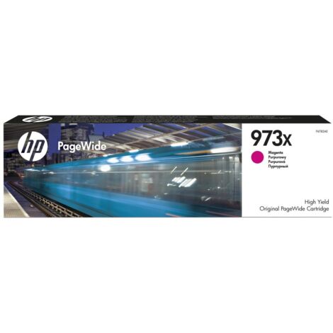 HP 973X High Yield Magenta Original PageWide Cartridge Cartuccia d'Inchiostro 1 pz Resa Elevata XL