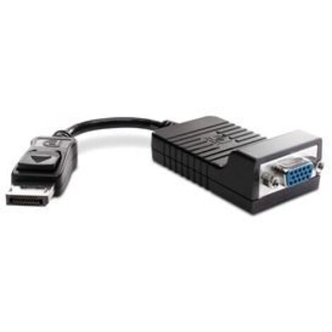 HP AS615AA - 20 cm VGA zu DP Kabel, schwarz