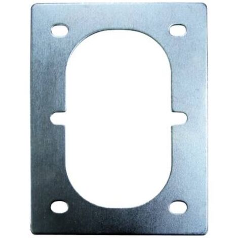 HP AUTOZUBEH R 25273 PIASTRA POSTERIORE PER ANELLO DI FISSAGGIO (LXLXH) 125 X 165 X 3 MM