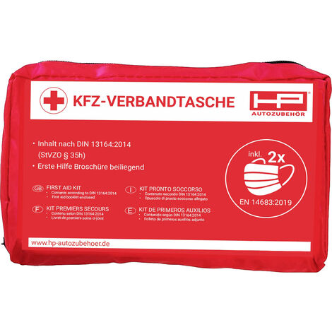 HP Autozubehör 10049  Verbandtasche  Pkw, Bus, Freizeit, Landwirtschaft, Lkw, Motorrad, Baumaschinen