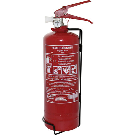 HP Autozubehör 10152 ABC 2 kg DIN EN 3 Feuerlöscher Inkl. Halter   EN 3-7 DIN 3-7  1 St.