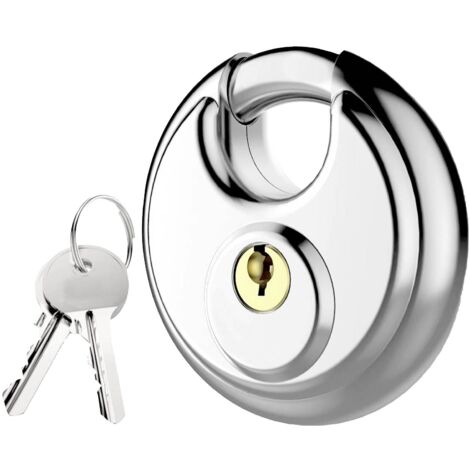 HP AUTOZUBEHÖR 18091 CADENAS 7 CM FERMETURE UNIVERSELLE ARGENT AVEC SERRURE À CLÉ