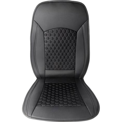HP Autozubehör 19163 Sitzauflage Premium Sur-siège Cuir synthétique noir siège conducteur, siège passager