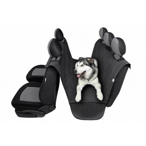HP Autozubehör 19289 Coprisedili auto per cani 1 pezzo Poliestere Antracite Sedile posteriore