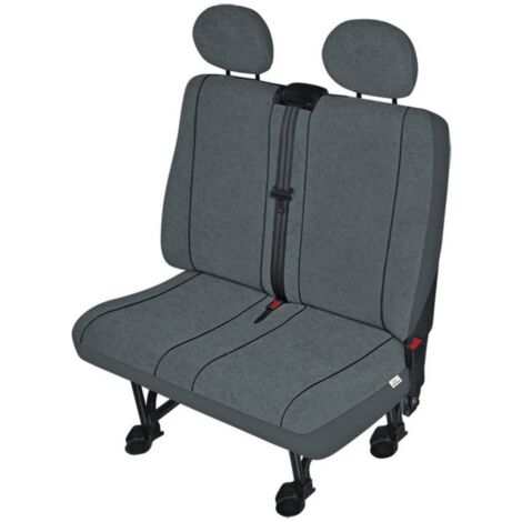 HP Autozubehör 22417 Protège-siège double 4 pièces polyester gris double siège C302872