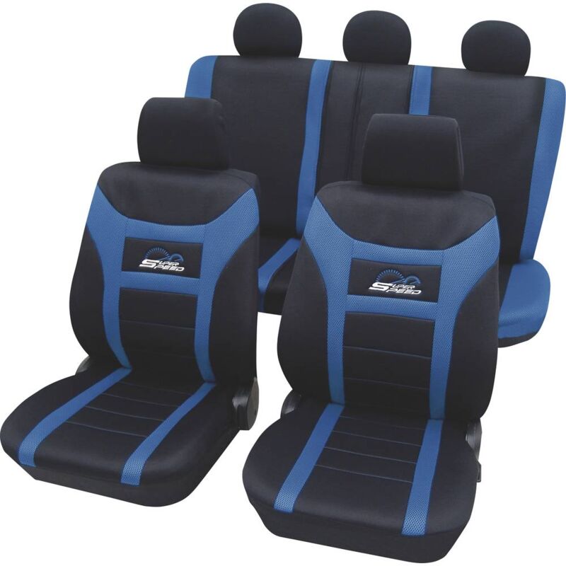 HP Autozubehör 22911 Housse de siège polyester bleu siège conducteur, siège passager, siège arrière