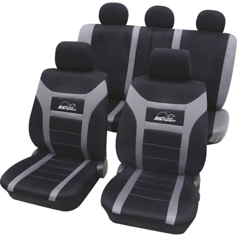 HP Autozubehör 22916  Sitzbezug  Polyester Anthrazit Fahrersitz, Beifahrersitz, Rücksitz