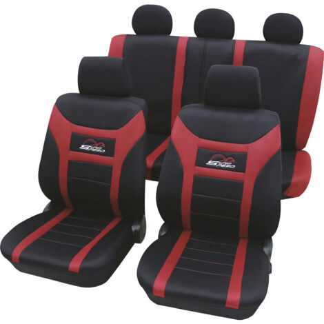 HP Autozubehör 22927  Sitzbezug  Polyester Rot Fahrersitz, Beifahrersitz, Rücksitz