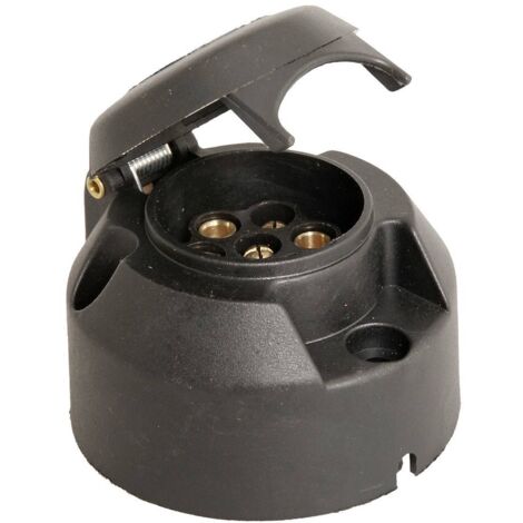 HP Autozubehör 28255 Presa rimorchio [Presa a 7 poli - Spina a 7 poli] Plastica