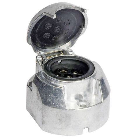 HP Autozubehör 28431 Prise femelle pour remorque [prise femelle 7 pôles - prise mâle 7 pôles] aluminium C785322