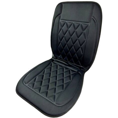HP Autozubehör Housse de siège chauffante Autositz Heizauflage 12V 12 V 2 niveaux de chauffage 19183 anthracite-gris